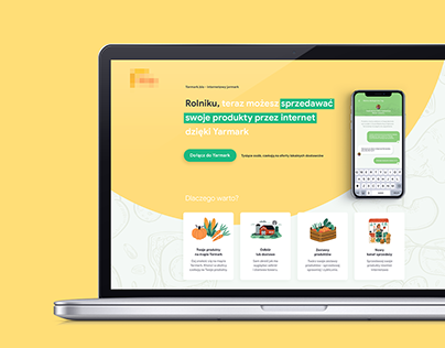 Yarmark - landing page for farmers