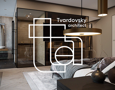 Logo for the architect Gleb Tvardovsky