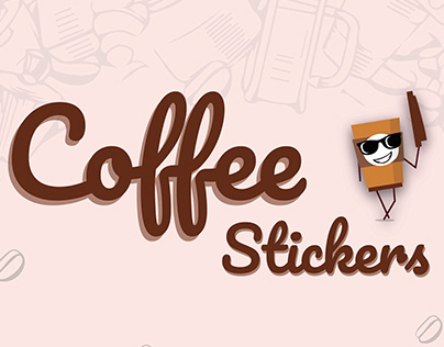 Zoomin Stickers (coffee theme)