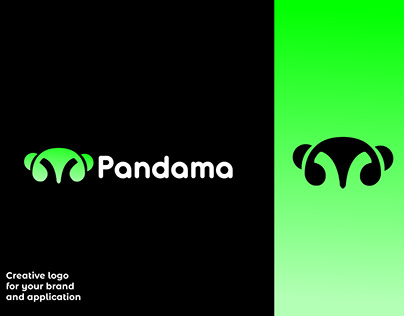 panda logo, app icon, logo design, m Elephant logo