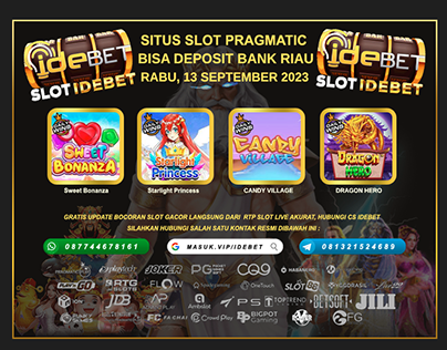 IDEBET: Situs Slot Pragmatic Bisa Deposit Bank Riau