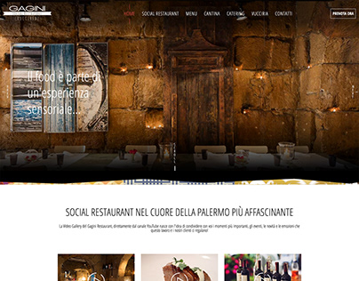 Sito Web Gagini Restaurant Palermo