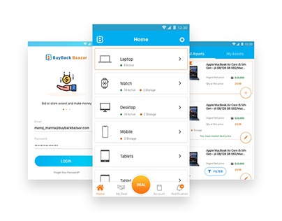 BuyBackBazaar merchant UI/UX Design