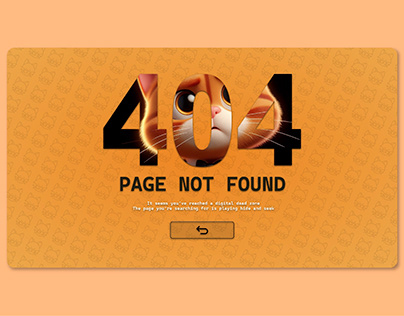Paw Paradise 404 Error Page | UI Design