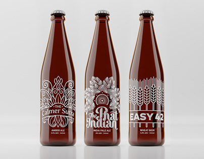 X! Brewing Craft Beer Packaging and Logo Design