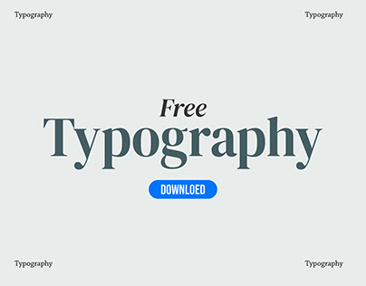 Modern Typography Free Font Downlead