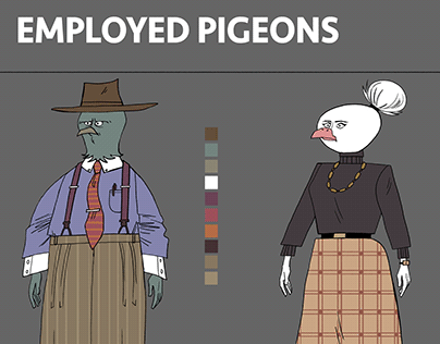 "Employed Pigeons" Character Sheet