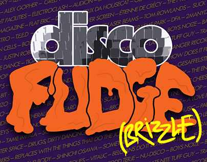 Disco Fudge (Club Night) - Poster/Flyer Designs