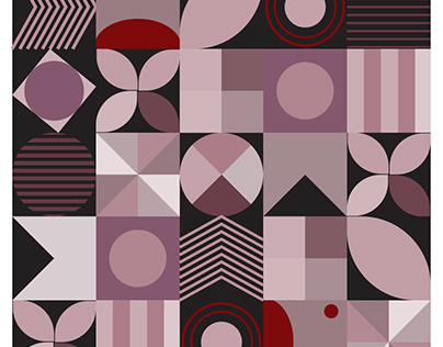 Bauhaus pattern by Neo Geometric