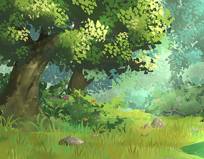 Familiar Forest - Environment Background