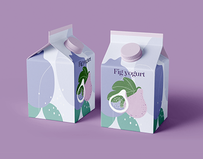 Fig yogurt | Дизайн упаковки