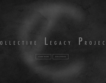 Collective Legacy Project Website Redesign