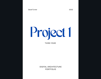 2022 Third Year: Project 1
