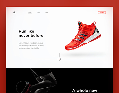 Adidas Web Concept Design