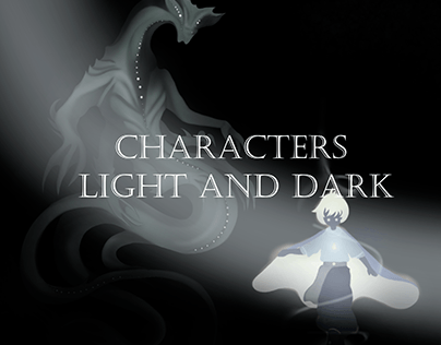 "light and dark" character design