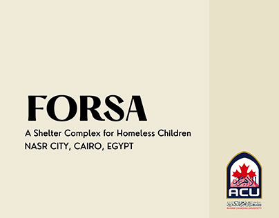 FORSA (A Shelter Complex for Homeless Children)