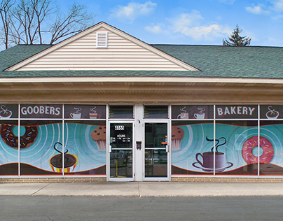 Goobers Bakery | Window Decals