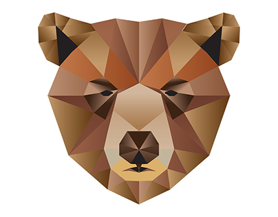 Bear Polygon Illustration