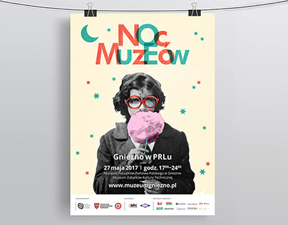 Graphic design for The Night of Museums in Gniezno 2017
