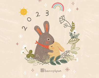 2023 rabbit calendar