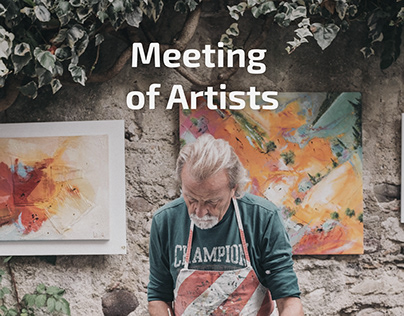 Meeting of artists promotional website