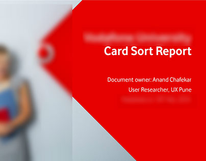 Card sort report