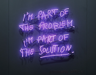 I'm part of the problem