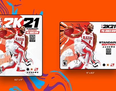 NBA 2K21 Web & Print Ads