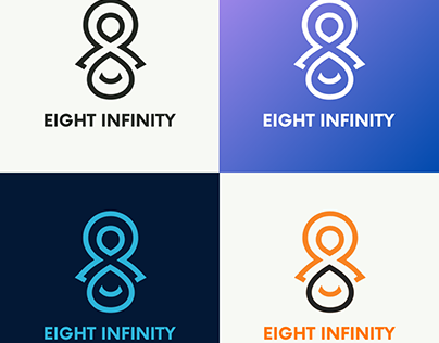 Eight Infinity Logo using Adobe Illustrator