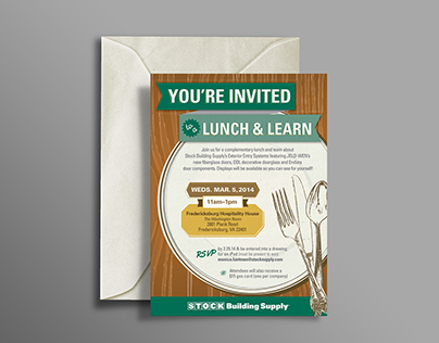 Lunch & Learn invite