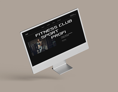 Сайт-визитка для фитнес клуба