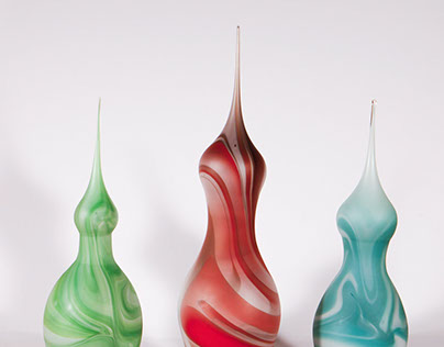 Blown glass forms