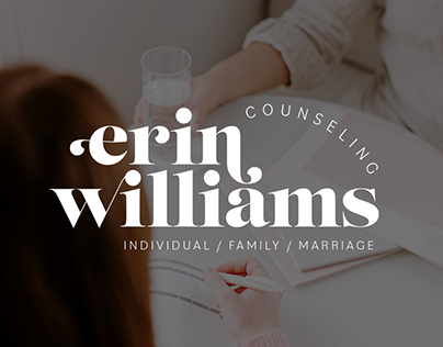 Erin Williams Counseling Logo Suite for BrandWell