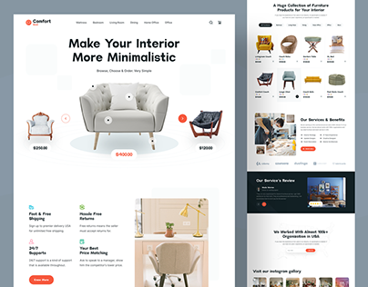 Another Furniture Business Website Design