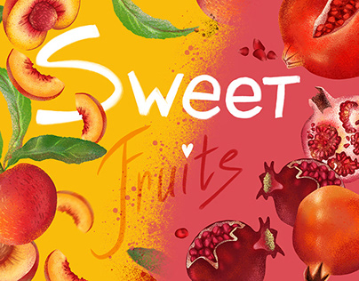 Sweet Fruits FREE illustrations set