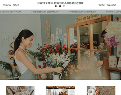 Flower shop Webdesign 2