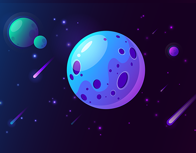 Space vector Illustration