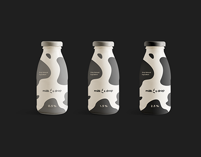 milk drop / brand identity