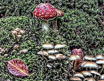 Mossy Mushrooms