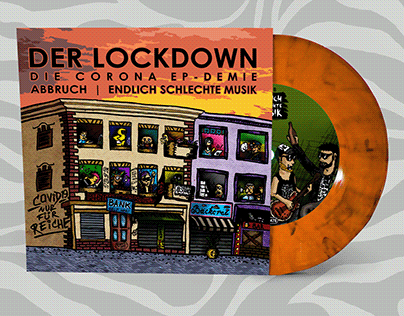 Album cover 7" Lockdown Abbruch | ESM