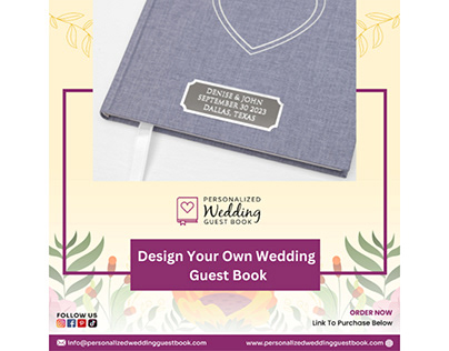 Design Your Own Wedding Guest Book