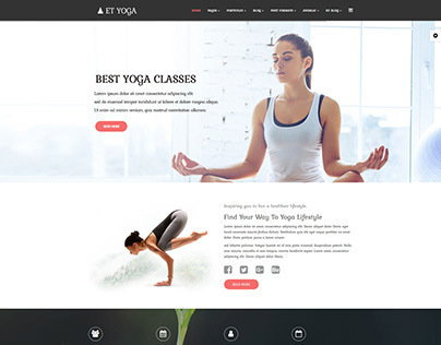 ET Yoga – Responsive Yoga Joomla! template