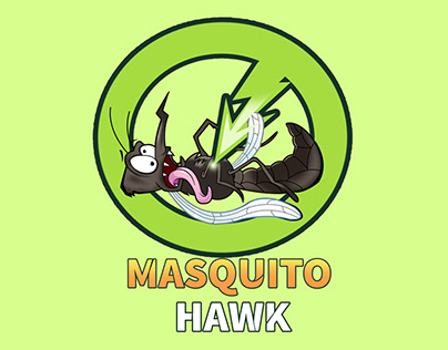 Mosquito mascot logo design