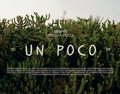 «UN POCO» spanish bar— brand indentify