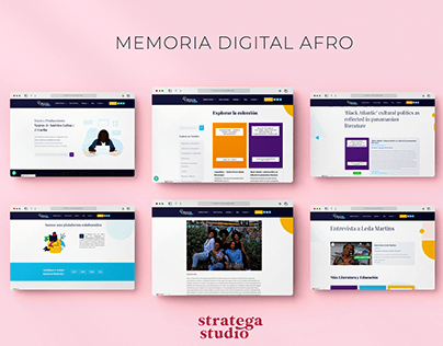 Memoria Digital Afro - Website Design