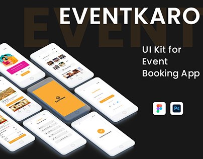 UI Kit For EVENTKARO Booking APP