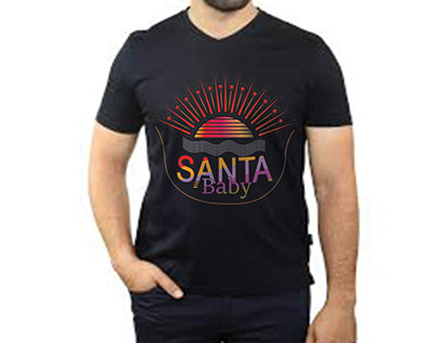 santa baby t shirt design