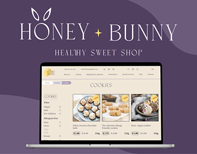 Ecommerce website for sweet shop | UX/UI study case