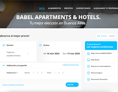Babel Hotels - Web (Motor de reserva)
