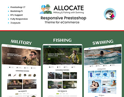 Allocate - Military & Fishing with Swiming - eCommerce